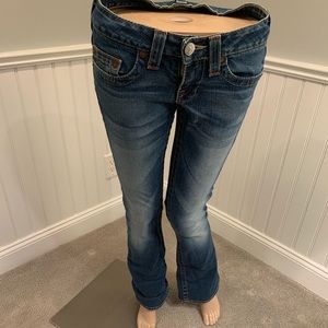 True Religion vintage low waisted jeans